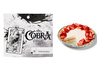 Табак для кальяна на основе чайной смеси Cobra Virgin Strawberry Cheesecake (Кобра Клубничный Чизкейк) 50г