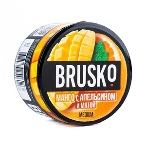 Кальянная смесь Brusko Манго с апельсином и мятой 50 гр