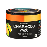 Табак для кальяна на основе чайной смеси Chabacco Mix Medium Pear drops 50 гр