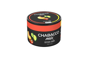 Табак для кальяна на основе чайной смеси Chabacco Mix Medium  Peach Lime (Персик Лайм) 50 гр
