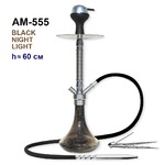 Кальян Seven Star AM-555, 60 см (полный комплект+калауд) (SILVER+LIGHT GLASS)