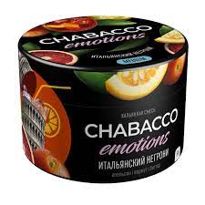 Табак для кальяна на основе чайной смеси Chabacco Emotions Medium Virgin Negroni 50 гр