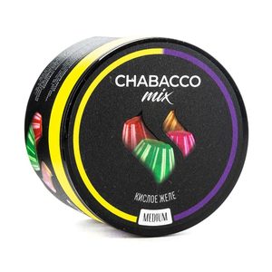 Табак для кальяна на основе чайной смеси Chabacco Mix Medium  Sour Jelly (Кислое желе) 50 гр