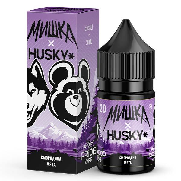 Жидкость Мишка X HUSKY Смородина Мята 30 мл/ 20мг