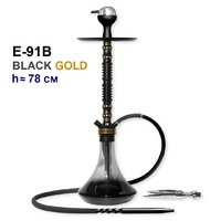 Кальян Seven Star E-91B 78см (клик, полный комплект) Black Gold