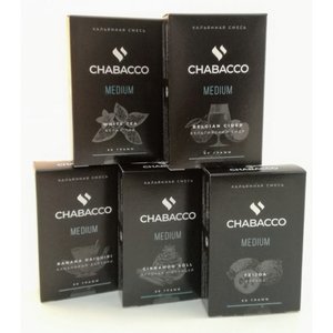 Табак для кальяна на основе чайной смеси Chabacco Belgian Cidr (Бельгийский Сидр) Medium 50 гр