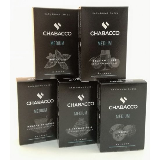 Табак для кальяна на основе чайной смеси Chabacco medium Eucalyptus (Эвкалипт) 50 гр