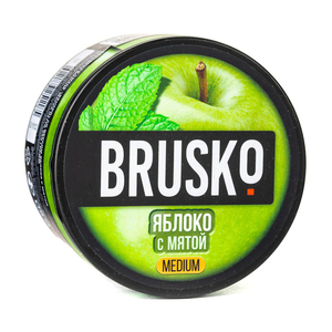 Кальянная смесь Brusko Яблоко с мятой 50 гр