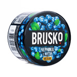 Кальянная смесь Brusko Черника с мятой 50 гр