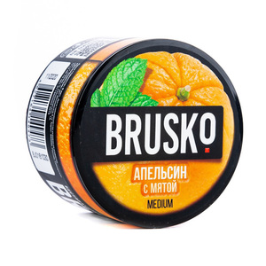 Кальянная смесь Brusko Апельсин с мятой 50 гр