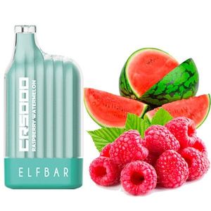 Одноразовая электронная сигарета Elf Bar CR Raspberry Watermelon (Малина Арбуз) с подзарядкой (5000 затяжек) 