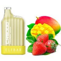 Одноразовая электронная сигарета Elf Bar CR Strawberry Mango (Клубника манго) с подзарядкой (5000 затяжек) 