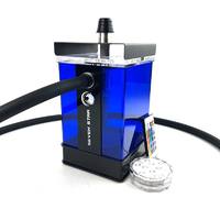 Кальян Seven Star M-4 NanoBox, 25см, (полный комплект + калауд ) синий