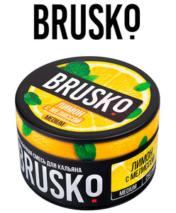 Кальянная смесь Brusko Лимон с мелиссой 50 гр