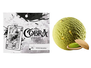 Табак для кальяна на основе чайной смеси Cobra Virgin Pistachio Ice Cream (Кобра Фисташковое Мороженое) 50г