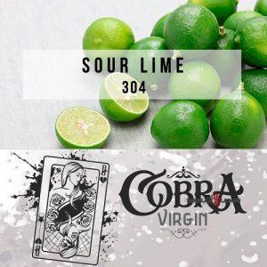 Табак для кальяна на основе чайной смеси Cobra Virgin Sour Lime (Кислый Лайм) 50 гр