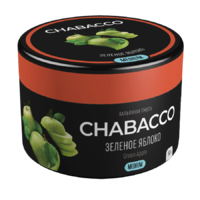 Табак для кальяна на основе чайной смеси Chabacco Medium  Green apple (Зеленое яблоко) 50 гр